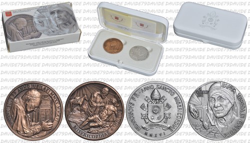 Medaglia vaticano 2016 papa - -,