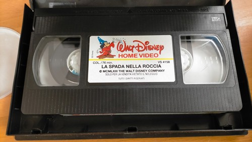 Cassetta vhs walt disney - cassetta,