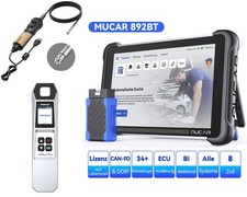MUCAR 892BT auto OBD2 dispositivo diagnostico tutto il sistema 34 reset MUAI CANFD&DoIP tedesco