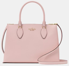 Borsa a tracolla Kate Spade Rae rosa polvere saffiano KK310 nuova con etichette borsa rosa tutù $399