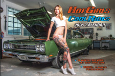CALENDARIO DA PARETE HOT GIRLS & COOL RIDE 2026 sexy bikini pin up camion auto classico 🔥
