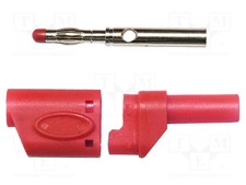 connettore rosso: 4mm banane