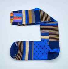Calze Gallo Collection Righe e Pois Cotone Royal / Azzurro Socks Taglia Unica