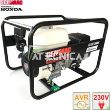 Generatore di corrente HONDA 2,6Kw GENMAC CLICK AVR gruppo elettrogeno stabilizz