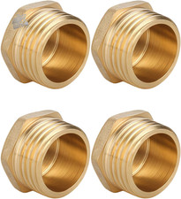 6 Tappi Ottone G1/2 20mm