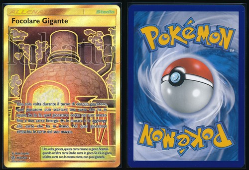 Carta pokémon focolare - carta,