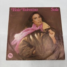 VIOLA VALENTINO SOLA AMICHE RARO 7" VINILE 45 GIRI CGD 1982 PRD 10417 #3