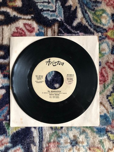 Vinile giri tu - giri, 7"