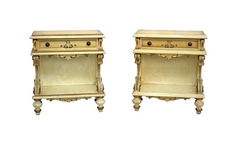 Coppia comodini legno - in, in