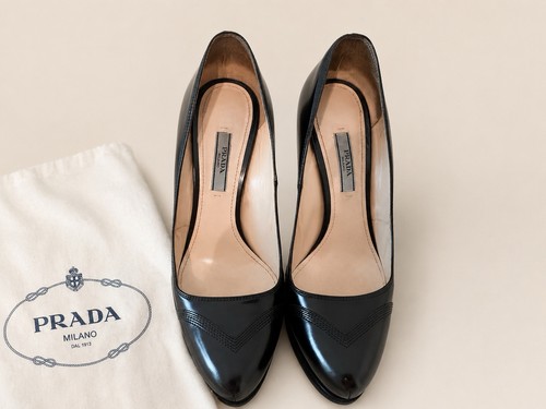 Scarpe decolte prada nere - decolte,