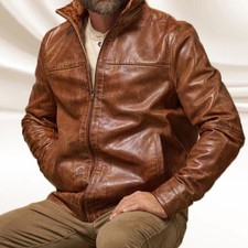 Giacca uomo in vera pelle