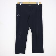 Pantalone Tuta KAPPA Uomo Taglia S Cotone Blu Jogger Sportiva Comoda Logo Man