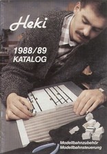 catalogo HEKI 1988/89 Katalog Modellbahnzubehör Modellbahnsteuerung HO N Z D  bb