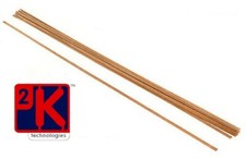 Mogano Striscia -12 Pezzi X 0.2cm x 1/20.3cm x 91.4cm Barca Tavolato UK