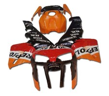 Plastica carena nera arancione