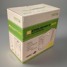 Nikon CoolScan V ED scanner pellicola LS-50 ED & SA-21 adattatore montaggio diapositiva in scatola