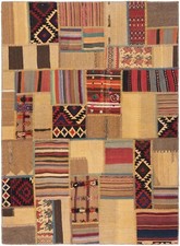 Kilim Patchwork Intrecciato a