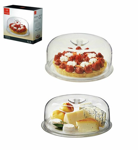 Piatto vetro con cupola - vetro,