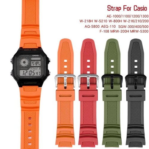 Cinturino orologio gomma 18 - orologio,