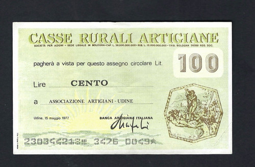 Miniassegni banca inventata - miniassegni,