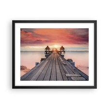 Poster 50x40cm Ponte legno