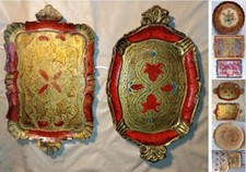 VASSOI LEGNO DECORATO e