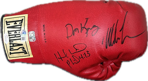 Guantone boxe rosso firmato - guantone,