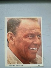 Frank Sinatra figurina n. 94 serie CANTANTI DI SUCCESSO ED. RITMO  1965 nuova 