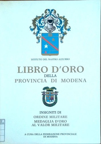 Libro oro della provincia di - d'oro,