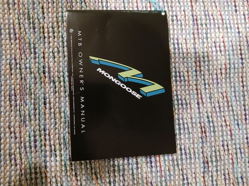 Manuale uso mongoose mtb - manuale, d'uso