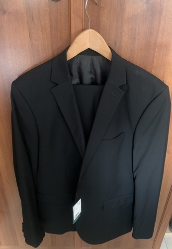Abito uomo nero elegante slim - nero,