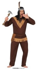 COSTUME INDIANO ADULTO TAGLIA