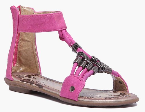 Sandali bimba fuchsia - sandali, zip