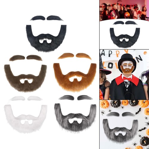 Barba finta autoadesiva baffi - barba,