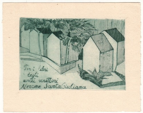 Neri pozza exlibris für - neri, pozza: