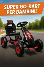 HOMCOM Go Kart a Pedali