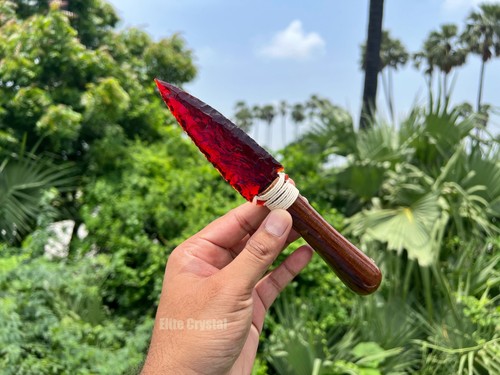 Coltello punta freccia vetro