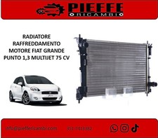 RADIATORE MOTORE ACQUA FIAT