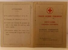 TESSERA CROCE ROSSA ITALIANA