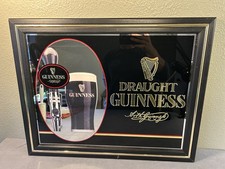 Vintage guinness draught glass - guinness,