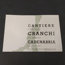 Depliant Cantiere navale del