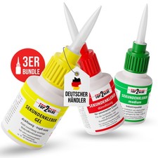 Adesivo secondi XXL extra forte impermeabile - sottile, medio, spesso - cianoacrilato 150 g