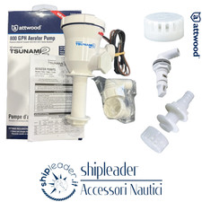 Kit pompa vasca vivo Attwood Tsunami MK2 T800 con presa mare e spray