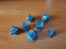 Set 7 Dadi D&D Grigio