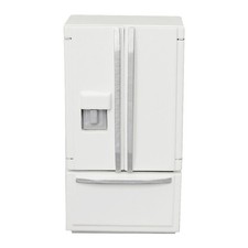 Mini Frigorifero Micro Paesaggio Casa delle Bambole Legno Mobili Decorazione Modello