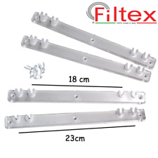 4 Supporti Per Scolapiatti Staffe Superiore E Inferiore In Plastica + Viti