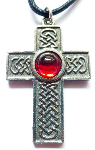 Ciondolo intrecciato croce