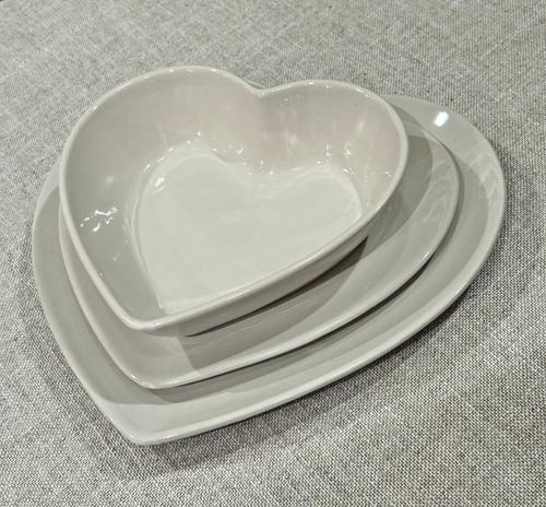 Servizio piatti cuore in - piatti, a