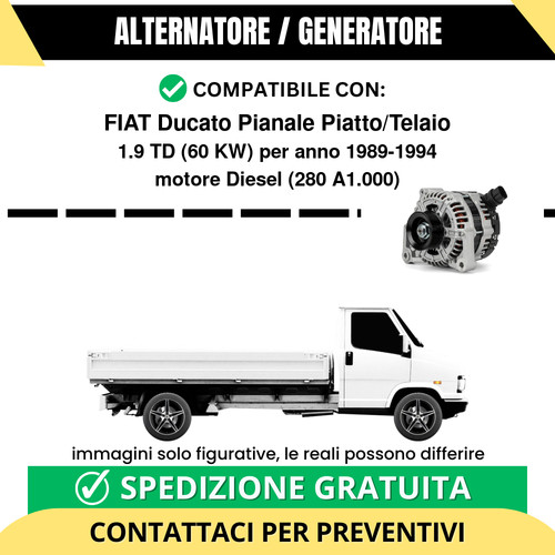 Alternatore fiat ducato - alternatore,