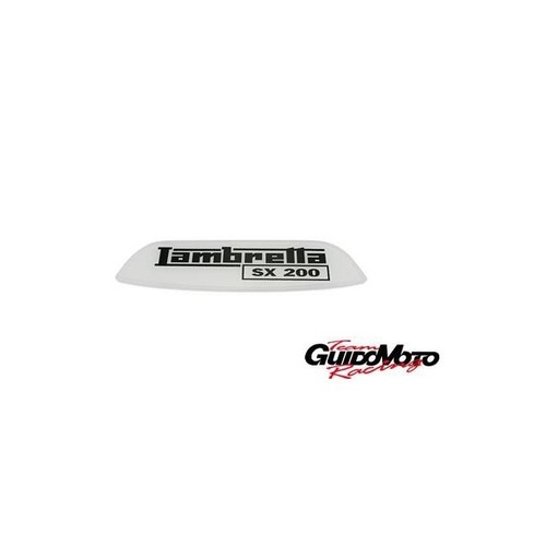 Targhetta posteriore lambretta - posteriore,